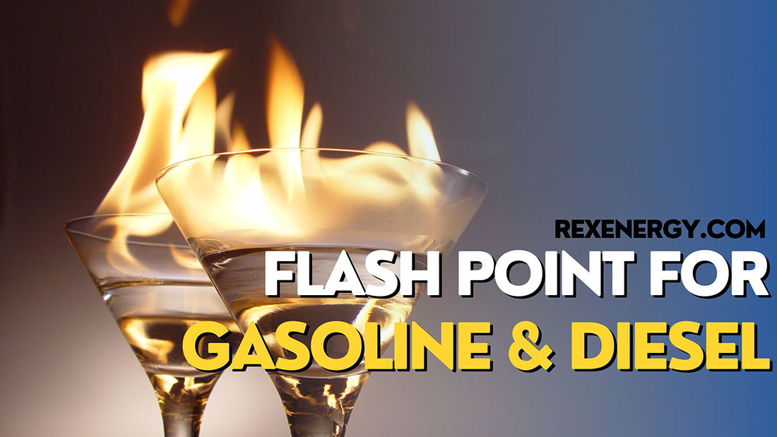 flash point for gasoline & diesel