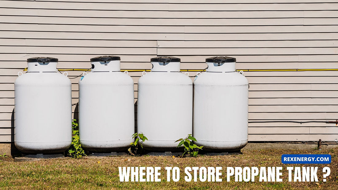 where to store propane tank