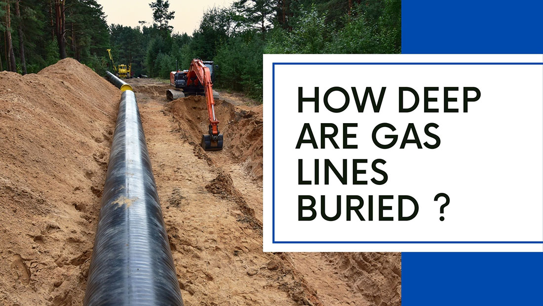 how deep are gas lines buried